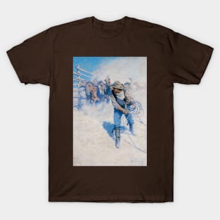 In the Corral by NC Wyeth T-Shirt